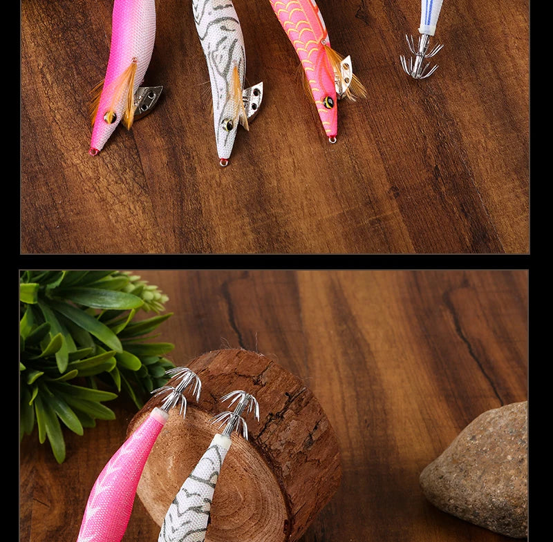 SQUID KING Squid Jig 4.0# Eging Fishing Squid Lure Fishing Lure Artificial Bait for Fishing Squid Octopus pesca