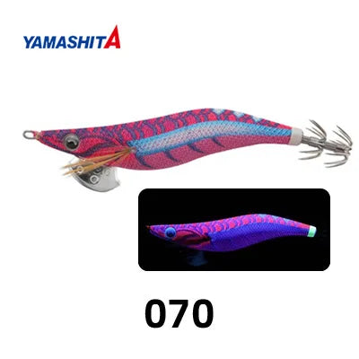 100% Original YAMASHITA EGI-OH LIVE #3.5 21g  squid hook Glowing under purple light wood shrimp 9 color