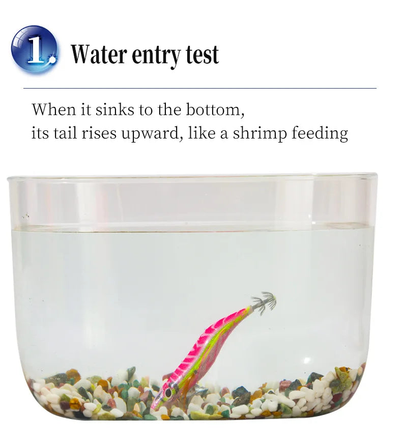 Floating Squid Jig 12g 14g 19g Eging Fishing Lure Artificial Bait for Octopus Cuttlefish Seawater Fishing Gear with Squid Hook