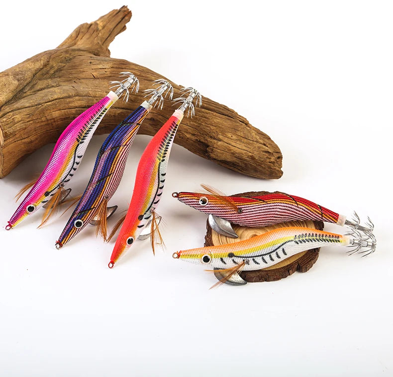 FSDZSO Luminous Floating Squid Jig 19g 130mm Eging Artificial Bait for Ocean Fishing Squid & Octopus