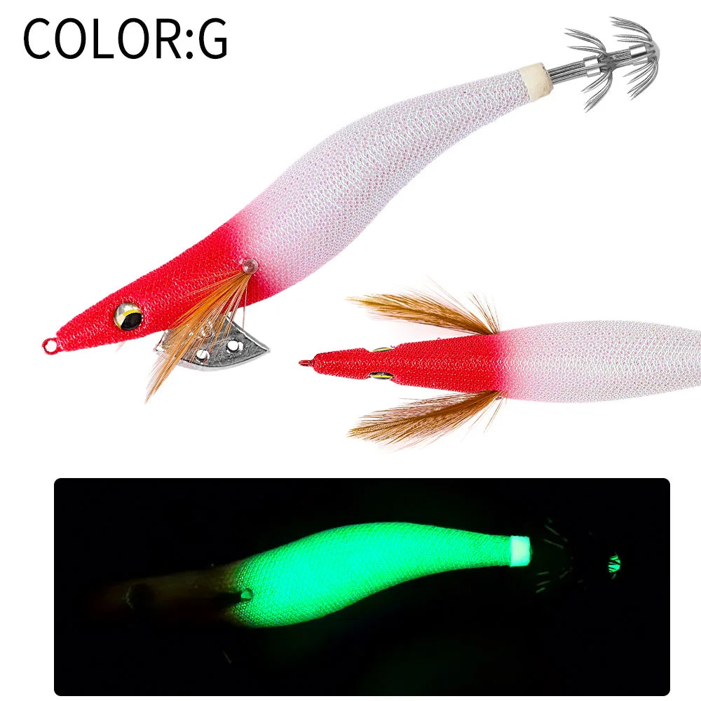 SQUID KING Squid Jig 4.0# Eging Fishing Squid Lure Fishing Lure Artificial Bait for Fishing Squid Octopus pesca
