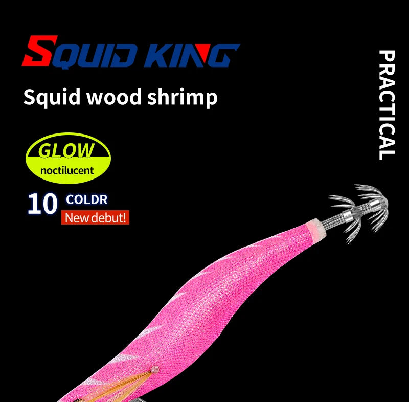 SQUID KING Squid Jig 4.0# Eging Fishing Squid Lure Fishing Lure Artificial Bait for Fishing Squid Octopus pesca