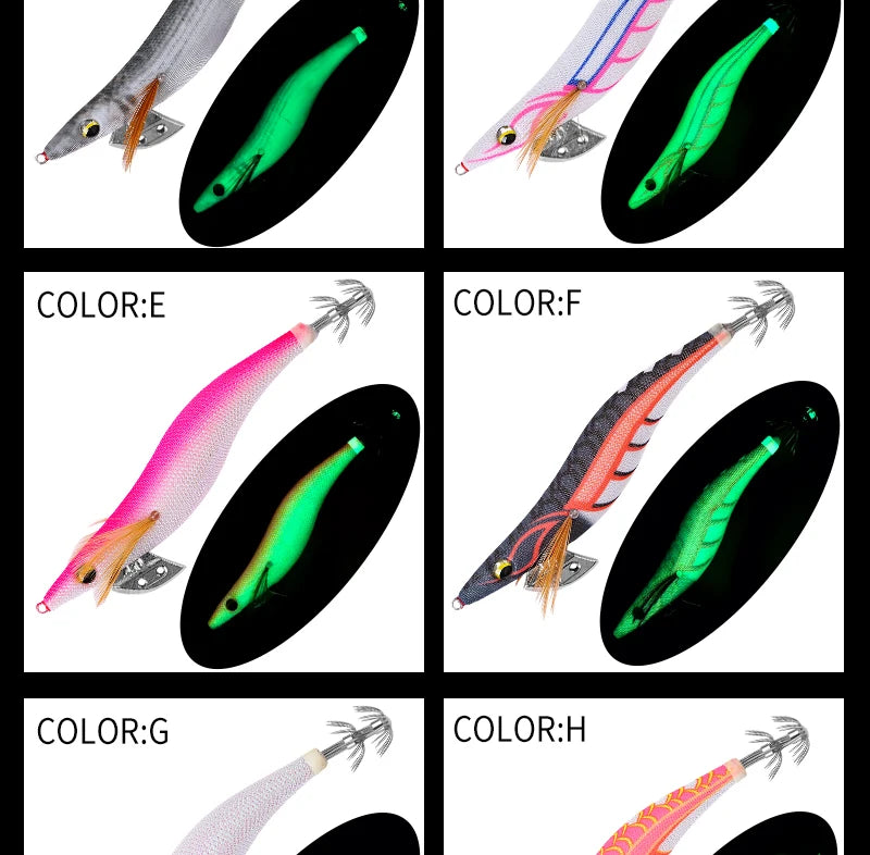 SQUID KING Squid Jig 4.0# Eging Fishing Squid Lure Fishing Lure Artificial Bait for Fishing Squid Octopus pesca