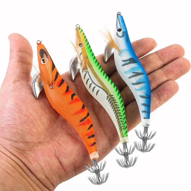 FSDZSO Luminous Floating Squid Jig 19g 130mm Eging Artificial Bait for Ocean Fishing Squid & Octopus