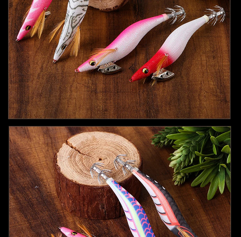SQUID KING Squid Jig 4.0# Eging Fishing Squid Lure Fishing Lure Artificial Bait for Fishing Squid Octopus pesca
