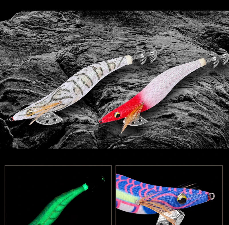 SQUID KING Squid Jig 4.0# Eging Fishing Squid Lure Fishing Lure Artificial Bait for Fishing Squid Octopus pesca
