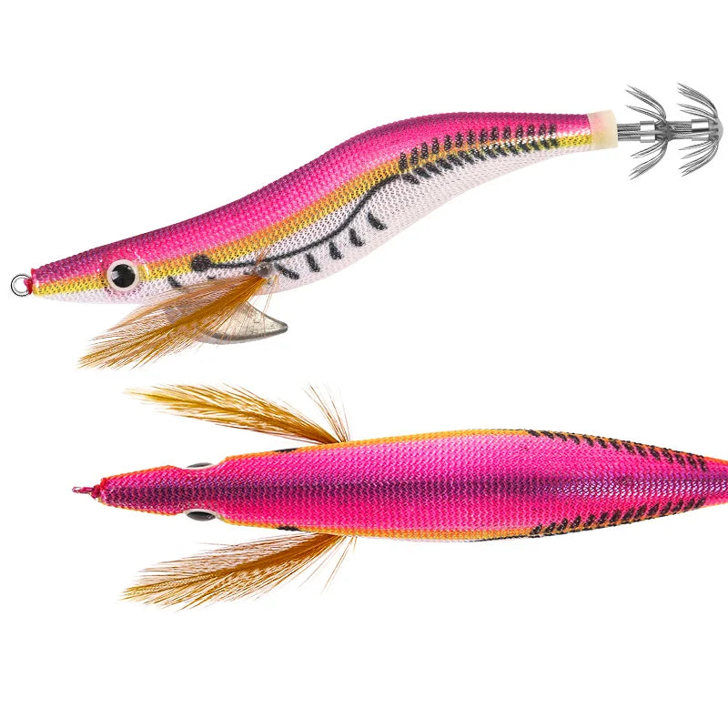 FSDZSO Luminous Floating Squid Jig 19g 130mm Eging Artificial Bait for Ocean Fishing Squid & Octopus