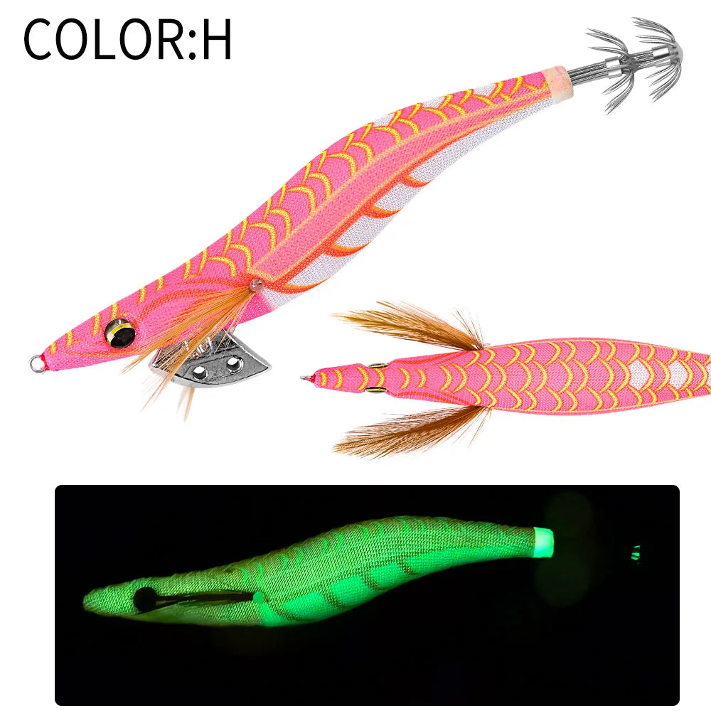 SQUID KING Squid Jig 4.0# Eging Fishing Squid Lure Fishing Lure Artificial Bait for Fishing Squid Octopus pesca