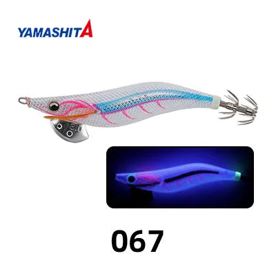 100% Original YAMASHITA EGI-OH LIVE #3.5 21g  squid hook Glowing under purple light wood shrimp 9 color