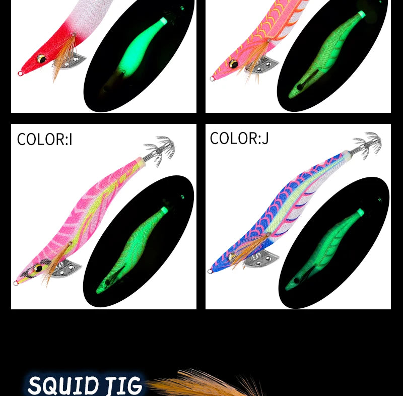 SQUID KING Squid Jig 4.0# Eging Fishing Squid Lure Fishing Lure Artificial Bait for Fishing Squid Octopus pesca