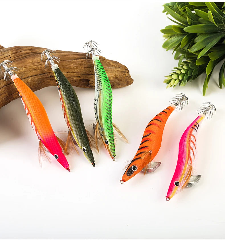 FSDZSO Luminous Floating Squid Jig 19g 130mm Eging Artificial Bait for Ocean Fishing Squid & Octopus