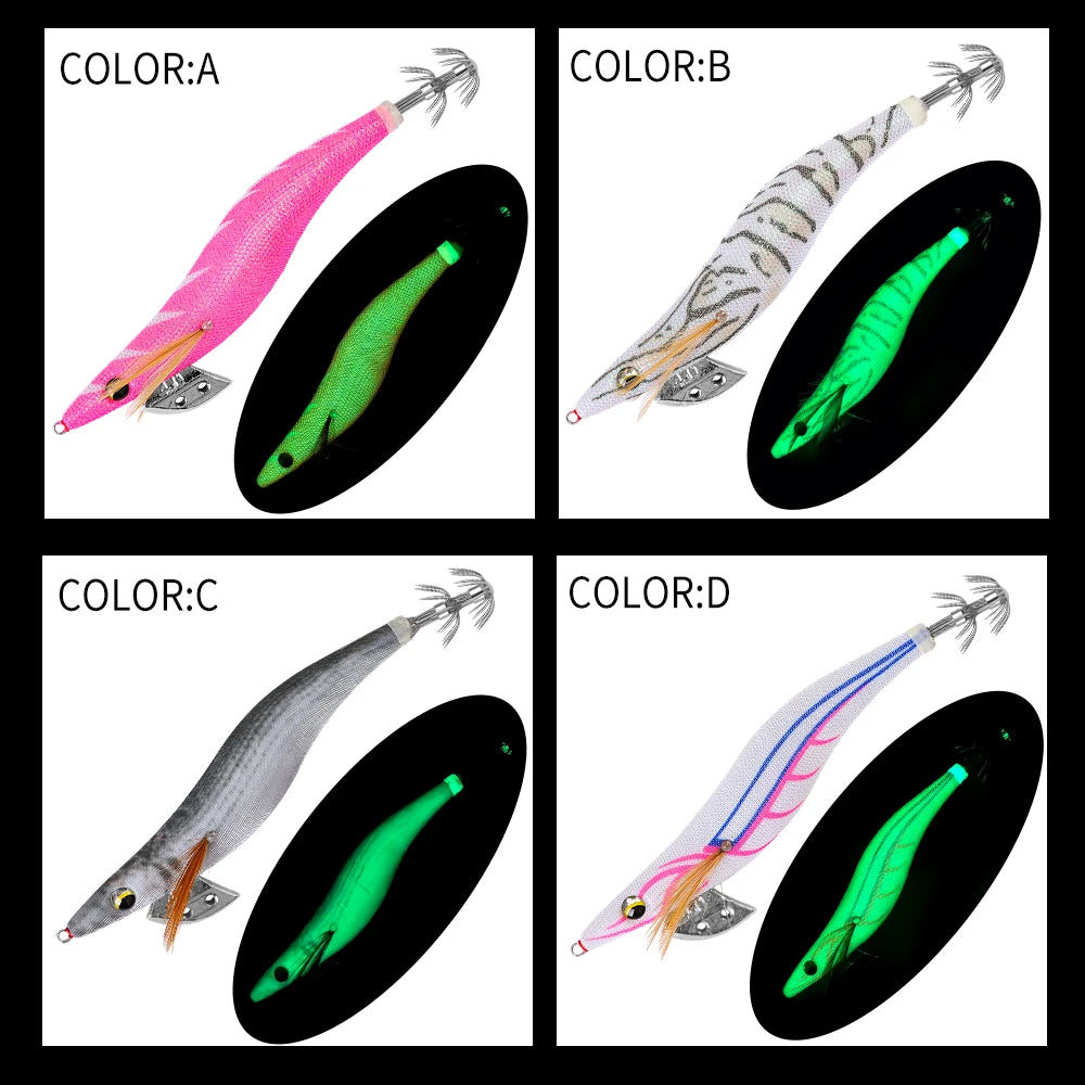 SQUID KING Squid Jig 4.0# Eging Fishing Squid Lure Fishing Lure Artificial Bait for Fishing Squid Octopus pesca