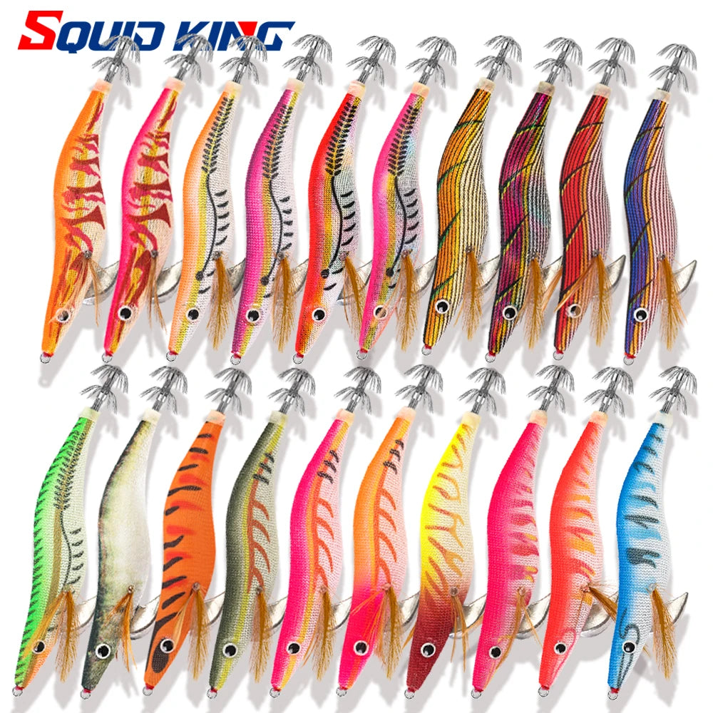 FSDZSO Luminous Floating Squid Jig 19g 130mm Eging Artificial Bait for Ocean Fishing Squid & Octopus