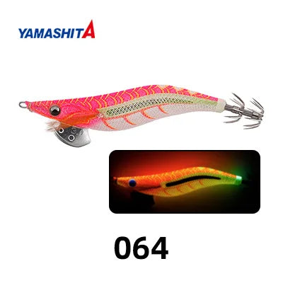 100% Original YAMASHITA EGI-OH LIVE #3.5 21g  squid hook Glowing under purple light wood shrimp 9 color