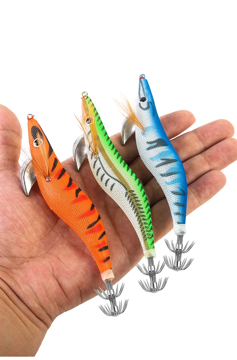 FSDZSO Luminous Floating Squid Jig 19g 130mm Eging Artificial Bait for Ocean Fishing Squid & Octopus