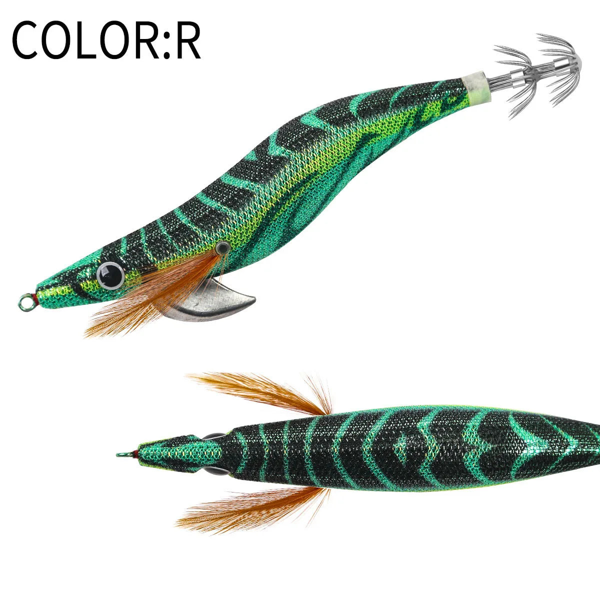 Floating Squid Jig 12g 14g 19g Eging Fishing Lure Artificial Bait for Octopus Cuttlefish Seawater Fishing Gear with Squid Hook