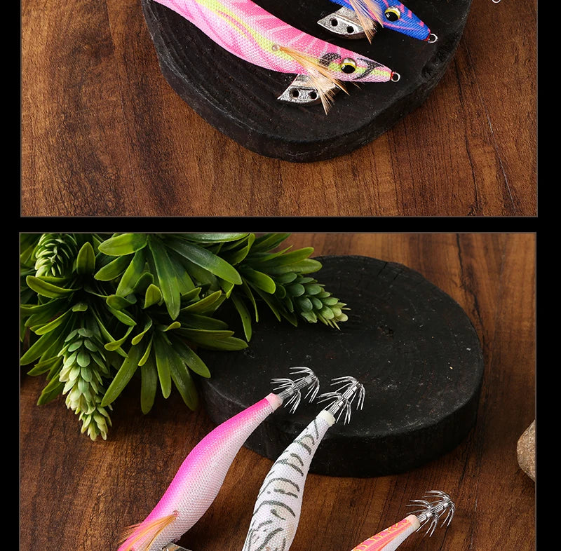 SQUID KING Squid Jig 4.0# Eging Fishing Squid Lure Fishing Lure Artificial Bait for Fishing Squid Octopus pesca