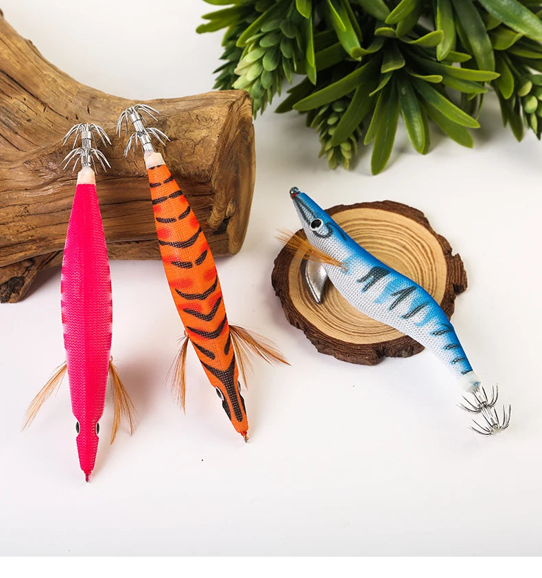 FSDZSO Luminous Floating Squid Jig 19g 130mm Eging Artificial Bait for Ocean Fishing Squid & Octopus