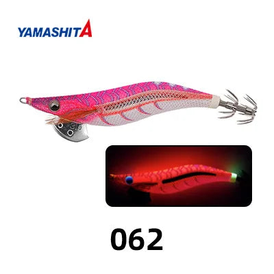 100% Original YAMASHITA EGI-OH LIVE #3.5 21g  squid hook Glowing under purple light wood shrimp 9 color