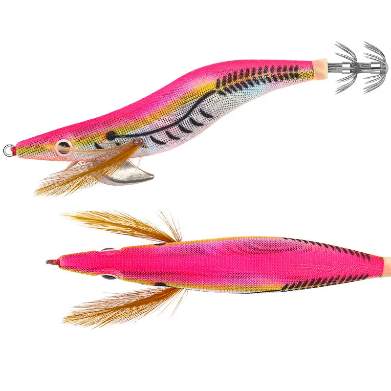 FSDZSO Luminous Floating Squid Jig 19g 130mm Eging Artificial Bait for Ocean Fishing Squid & Octopus