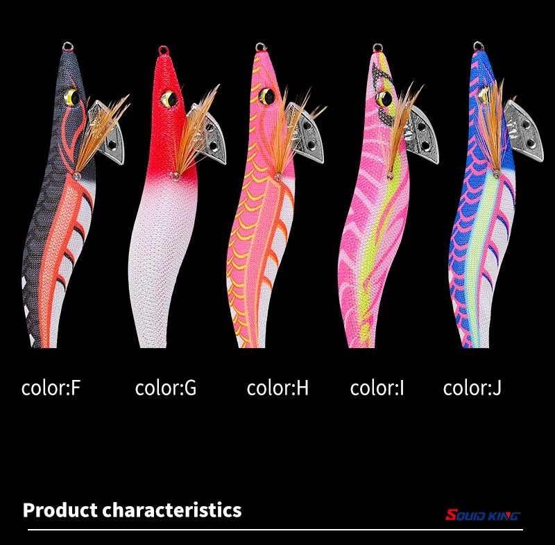 SQUID KING Squid Jig 4.0# Eging Fishing Squid Lure Fishing Lure Artificial Bait for Fishing Squid Octopus pesca