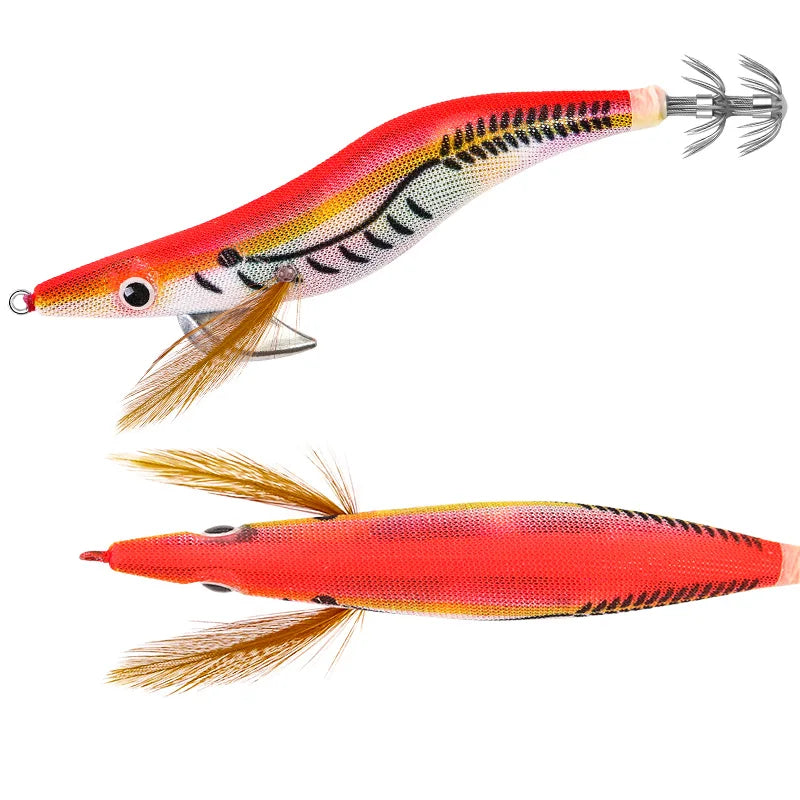 FSDZSO Luminous Floating Squid Jig 19g 130mm Eging Artificial Bait for Ocean Fishing Squid & Octopus