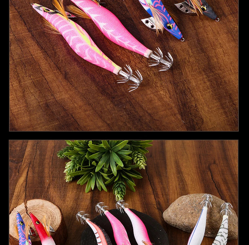 SQUID KING Squid Jig 4.0# Eging Fishing Squid Lure Fishing Lure Artificial Bait for Fishing Squid Octopus pesca