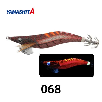 100% Original YAMASHITA EGI-OH LIVE #3.5 21g  squid hook Glowing under purple light wood shrimp 9 color