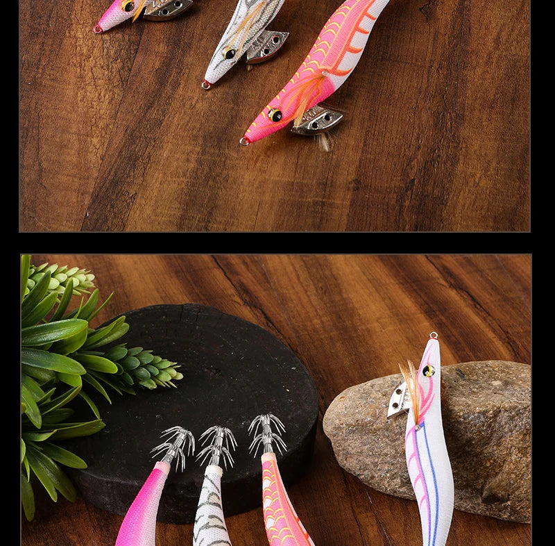SQUID KING Squid Jig 4.0# Eging Fishing Squid Lure Fishing Lure Artificial Bait for Fishing Squid Octopus pesca